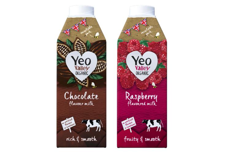 YEO VALLEY LAUNCH NEW FLAVOURED MILK Organic UK